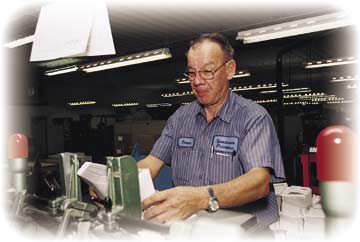 Frans in bindery
